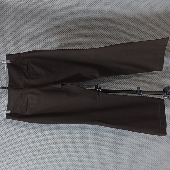 Express Editor Size 6R Dark Brown Slacks Pants - Picture 2 of 12